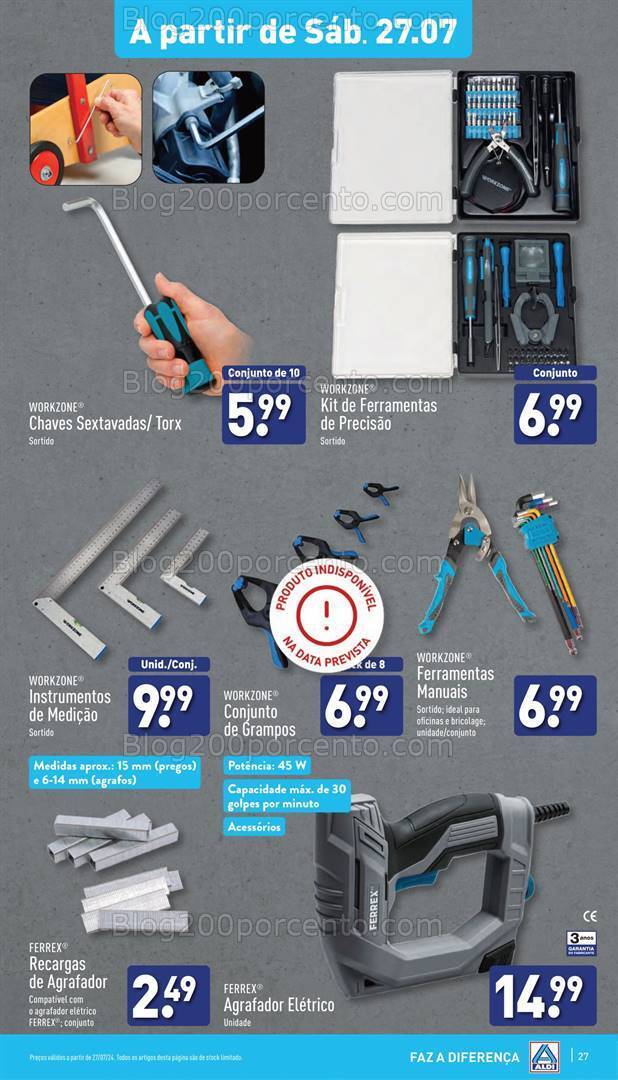 Antevisão Folheto ALDI Bazar Promoções de 24 a 30 julho