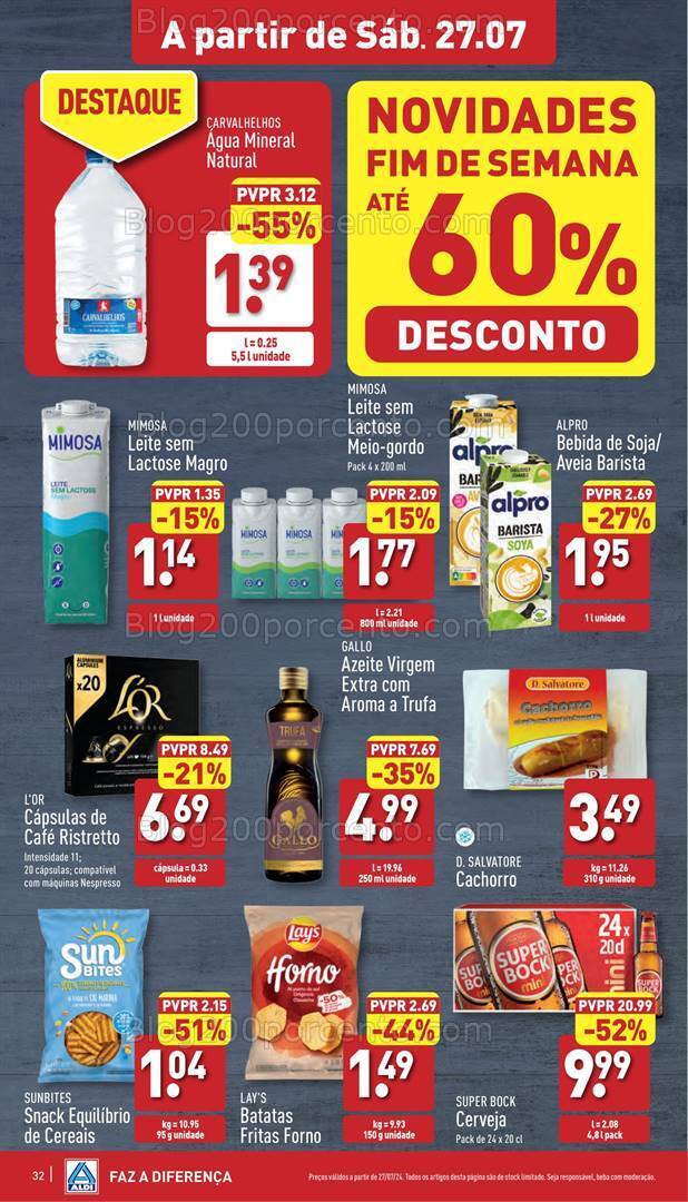 Antevisão Folheto ALDI Promoções de 24 a 30 julho