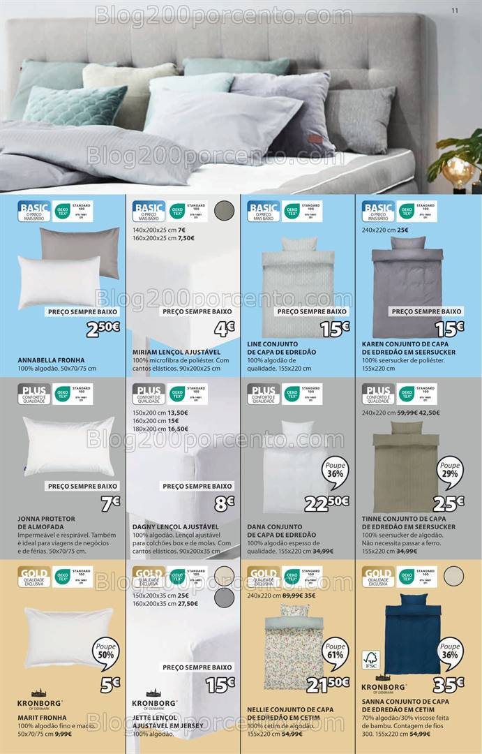 Antevisão Folheto JYSK Saldos de Verão Promoções de 1 agosto a 4 setembro