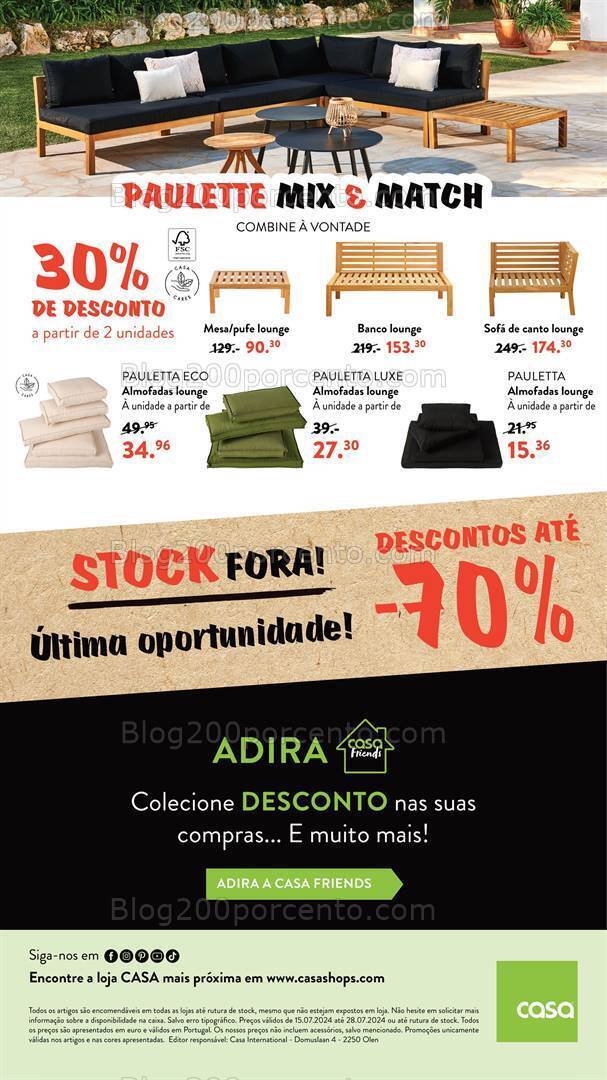 Antevisão Folheto CASA Promoções até 28 julho