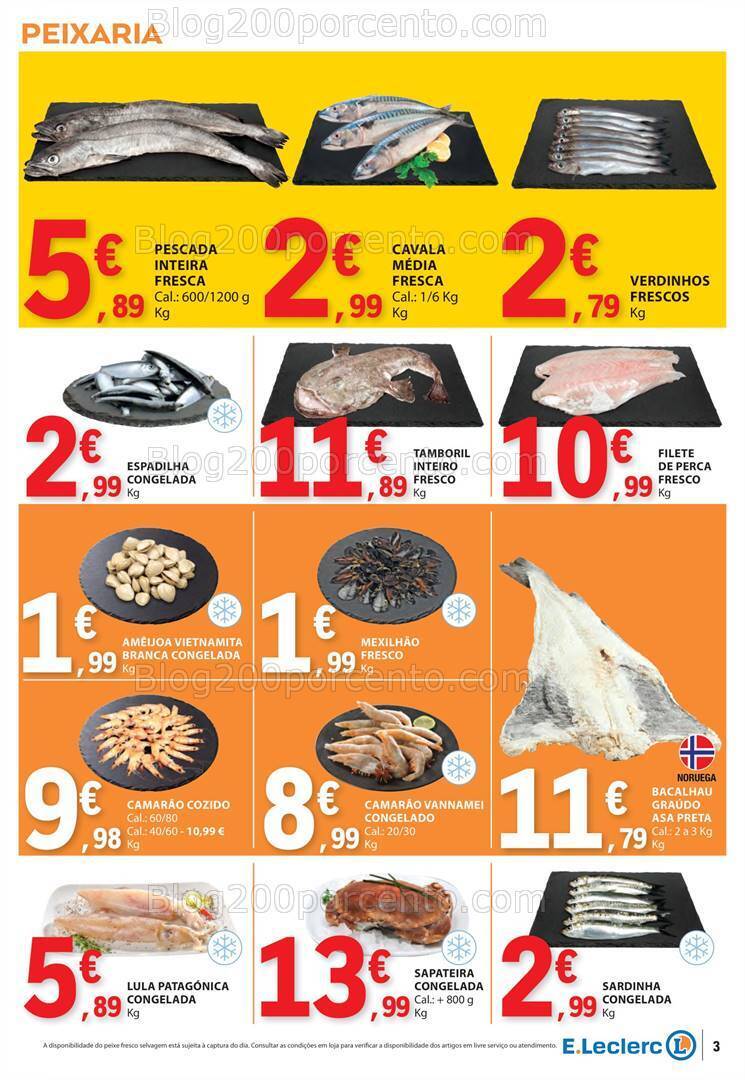 Antevisão Folheto E-LECLERC Promoções de 11 a 17 julho