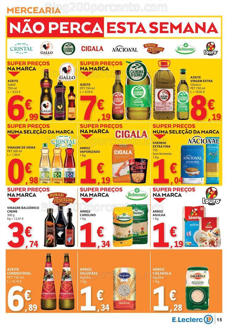 Antevisão Folheto E-LECLERC Promoções de 11 a 17 julho
