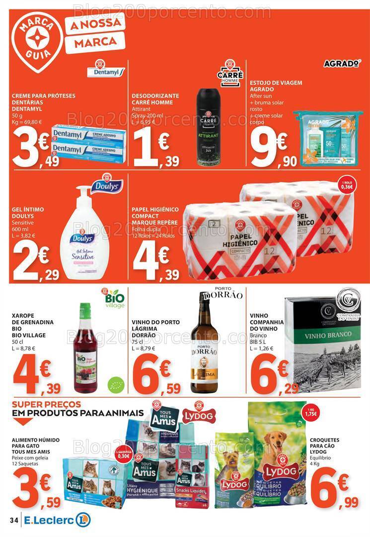 Antevisão Folheto E-LECLERC Promoções de 11 a 17 julho
