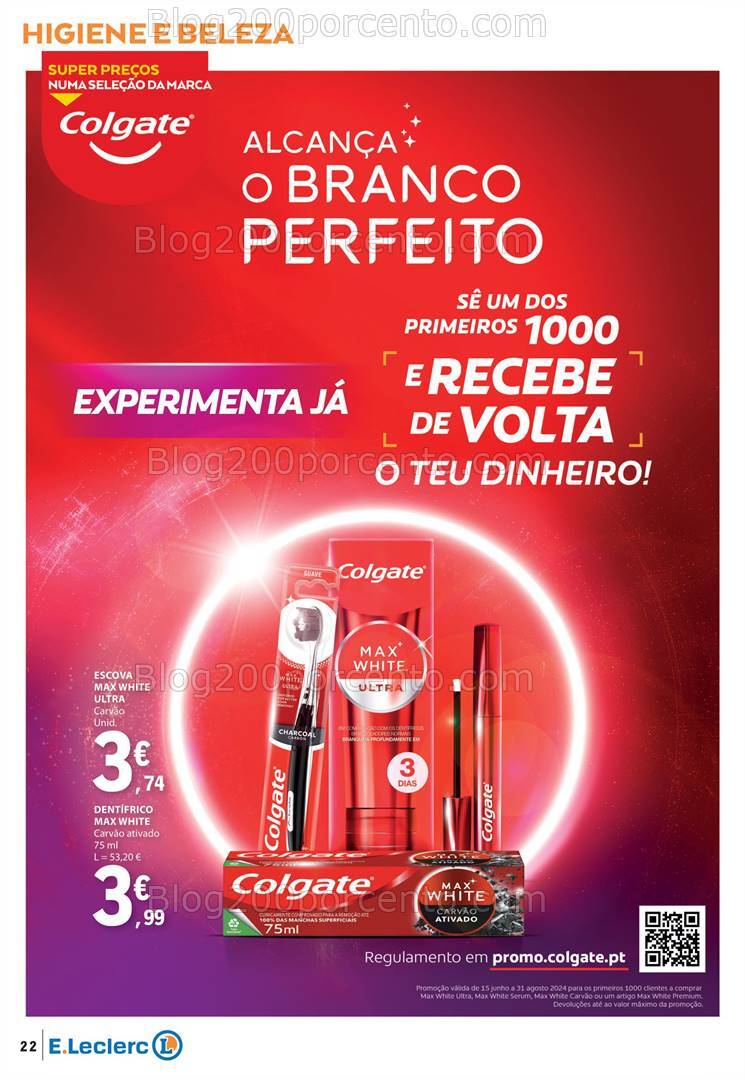 Antevisão Folheto E-LECLERC Promoções de 1 a 7 agosto