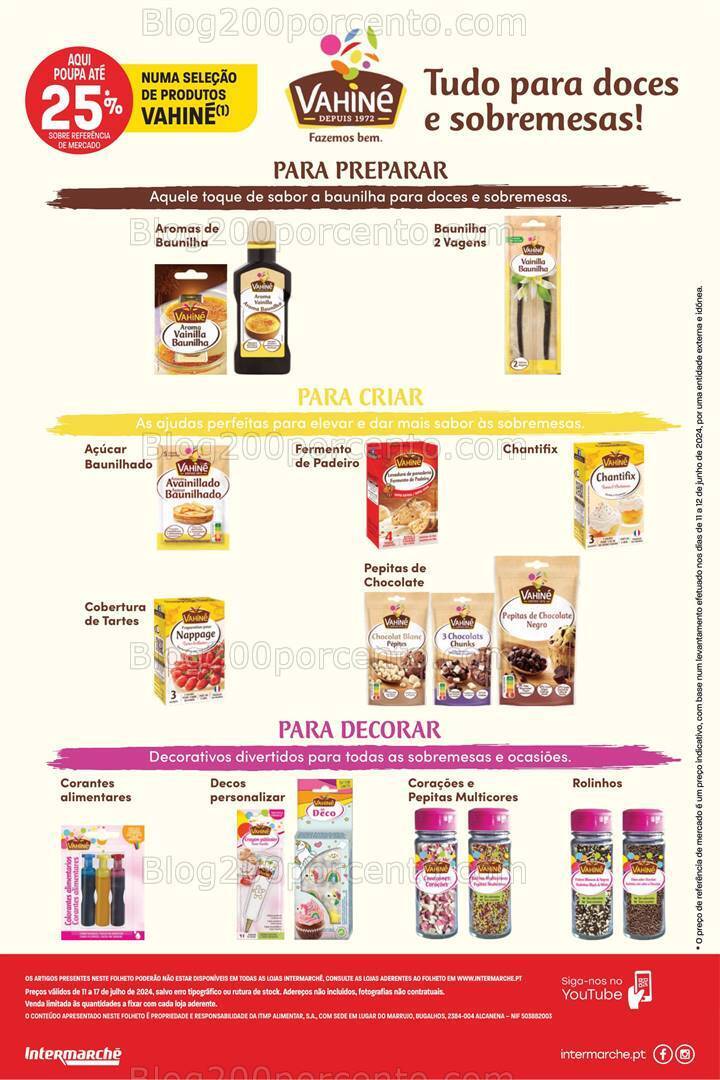 Antevisão Folheto INTERMARCHÉ Extra Promoções de 11 a 17 julho