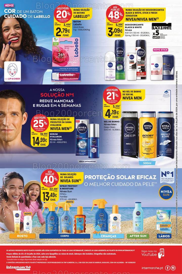 Antevisão Folheto INTERMARCHÉ Especial Beleza Promoções de 25 a 31 julho