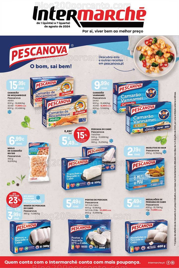 Antevisão Folheto INTERMARCHÉ Extra Promoções de 1 a 7 agosto