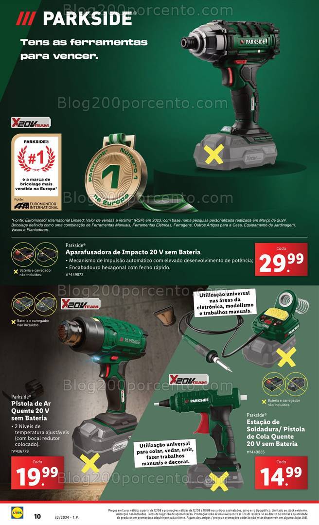 Antevisão Folheto LIDL Bazar Promoções a partir de 12 agosto