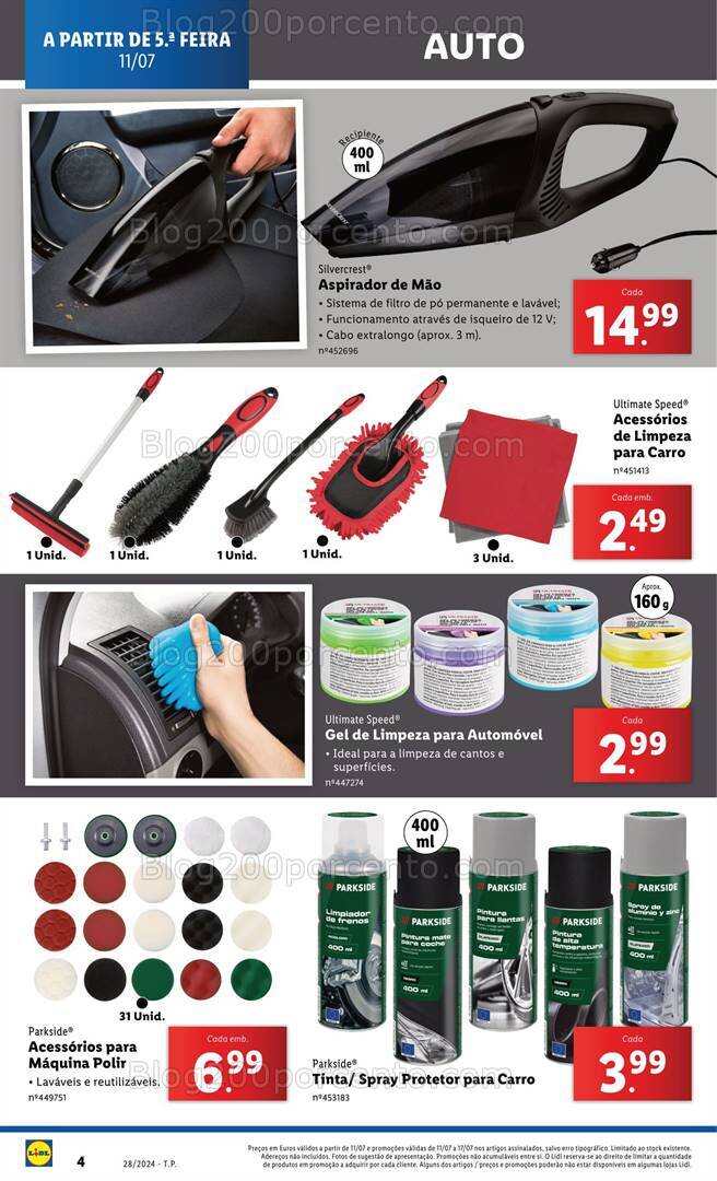Antevisão Folheto LIDL Bazar Promoções a partir de 11 julho