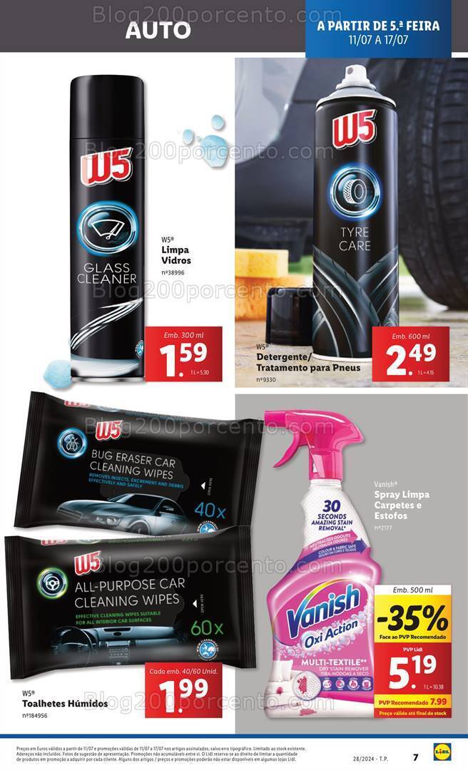 Antevisão Folheto LIDL Bazar Promoções a partir de 11 julho