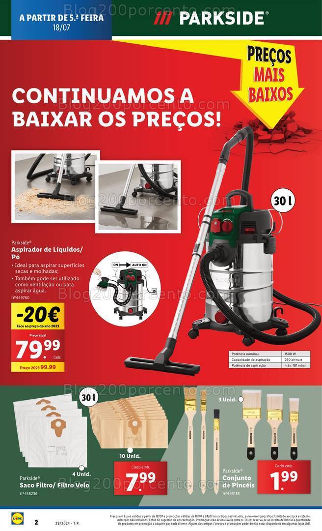 Antevisão Folheto LIDL Bazar Promoções a partir de 18 julho