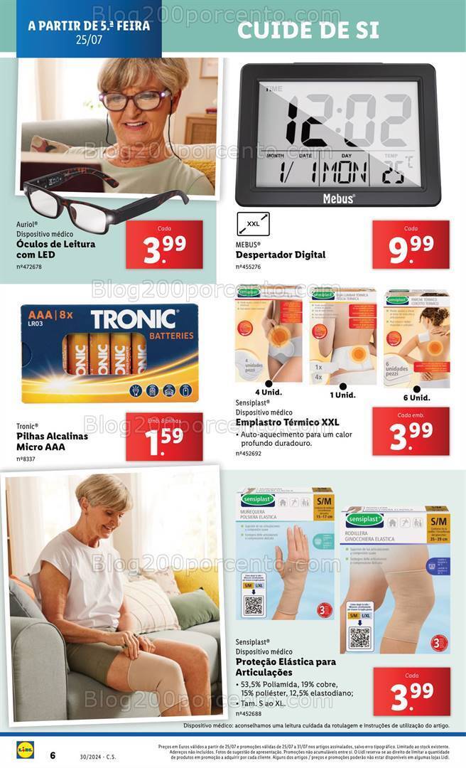 Antevisão Folheto LIDL Bazar Promoções a partir de 25 julho