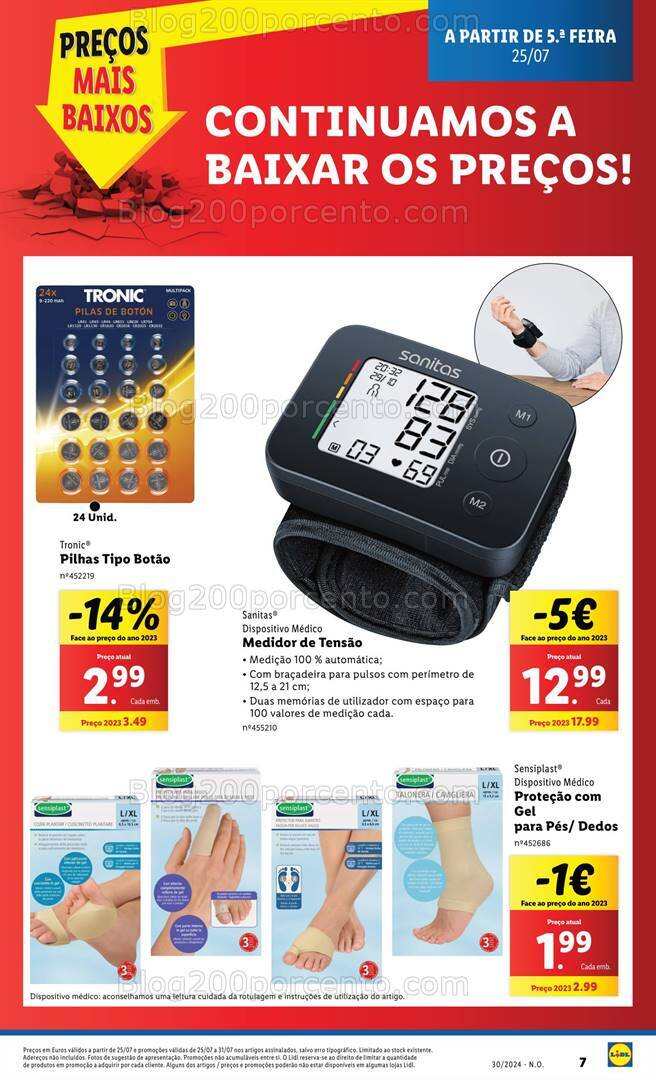 Antevisão Folheto LIDL Bazar Promoções a partir de 25 julho