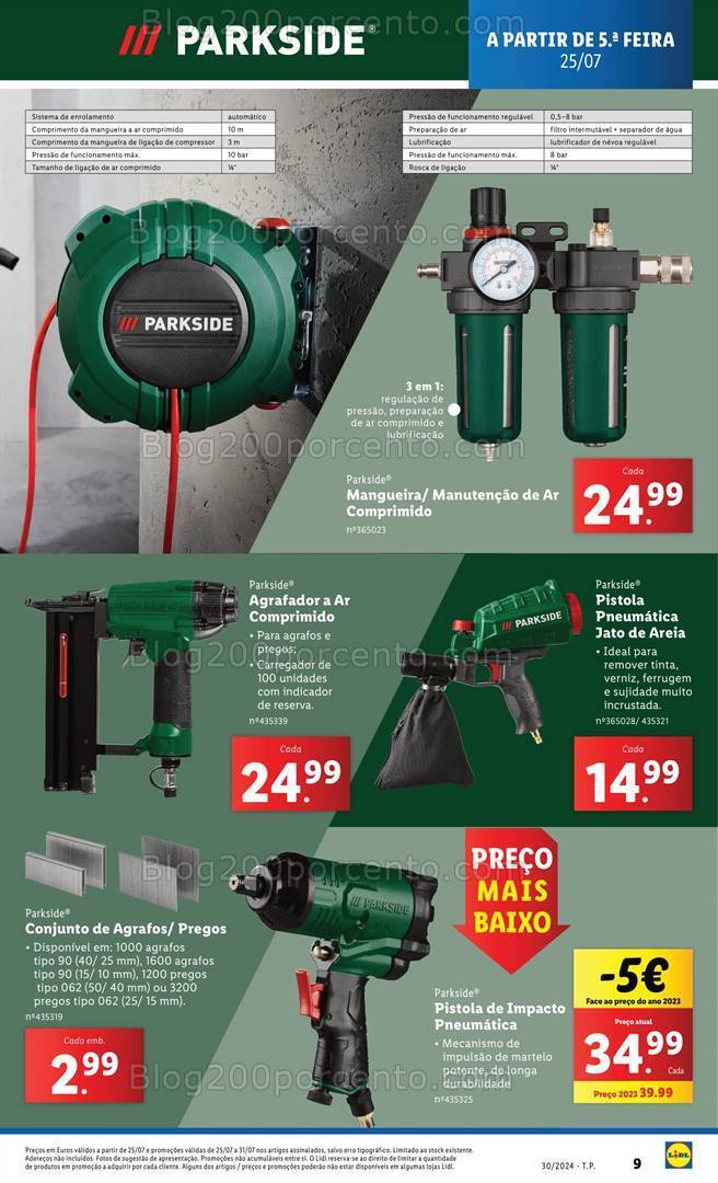 Antevisão Folheto LIDL Bazar Promoções a partir de 25 julho