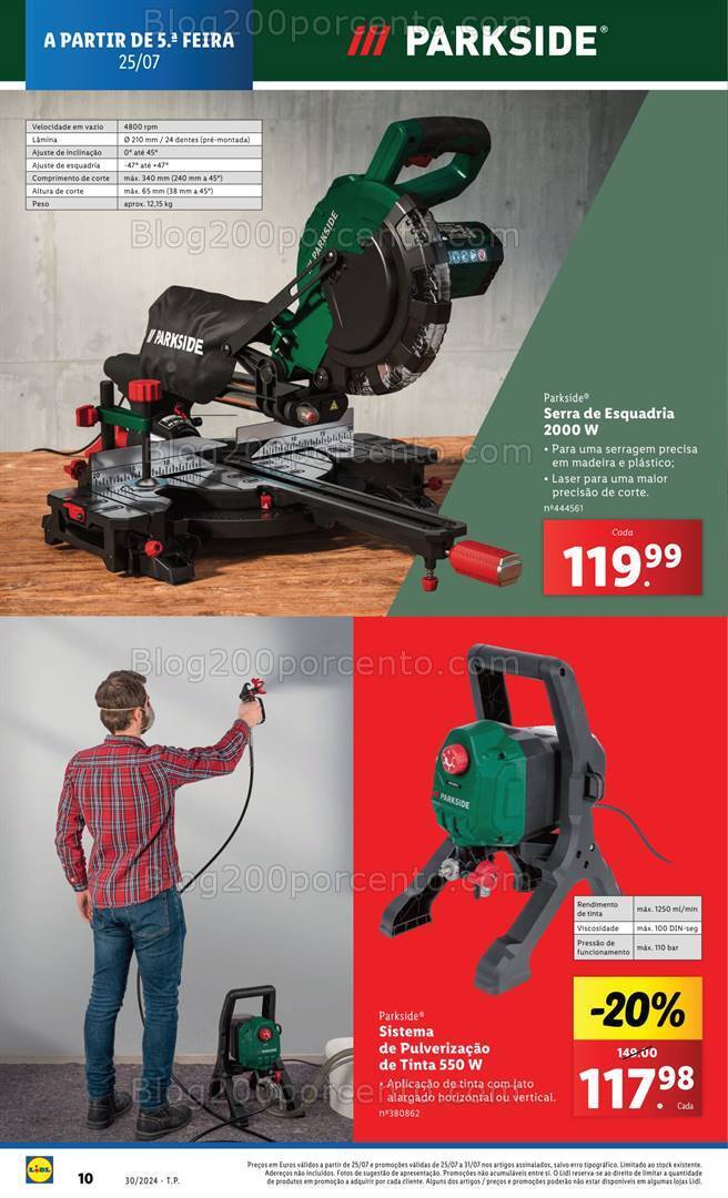 Antevisão Folheto LIDL Bazar Promoções a partir de 25 julho