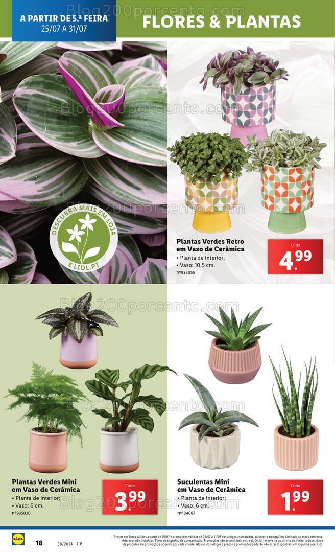 Antevisão Folheto LIDL Bazar Promoções a partir de 25 julho