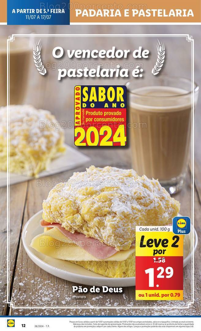 Antevisão Folheto LIDL Promoções de 11 a 17 julho