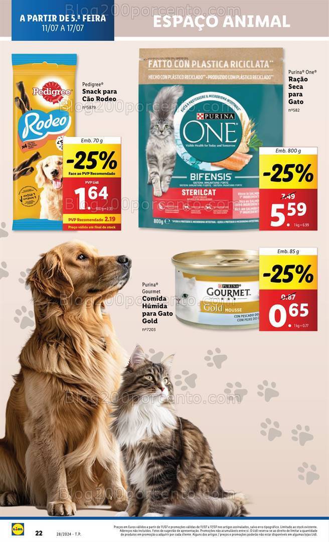 Antevisão Folheto LIDL Promoções de 11 a 17 julho