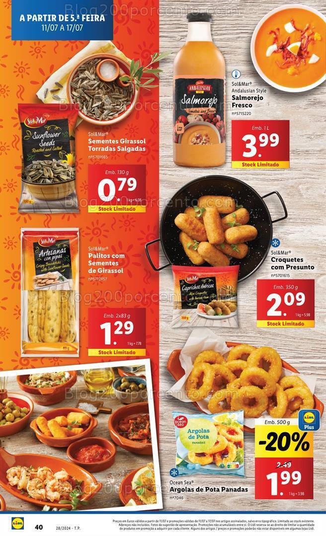 Antevisão Folheto LIDL Promoções de 11 a 17 julho
