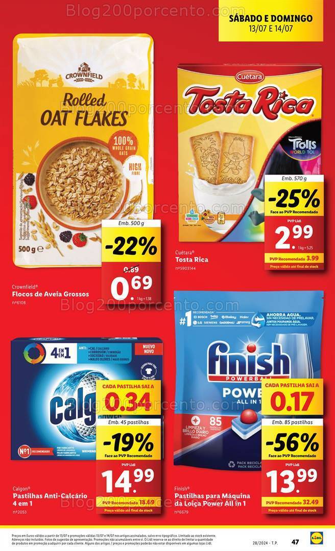 Antevisão Folheto LIDL Promoções de 11 a 17 julho