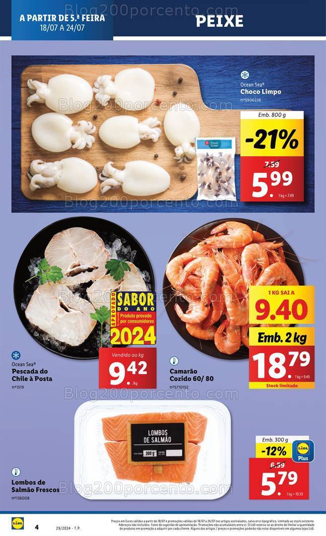 Antevisão Folheto LIDL Promoções de 18 a 24 julho