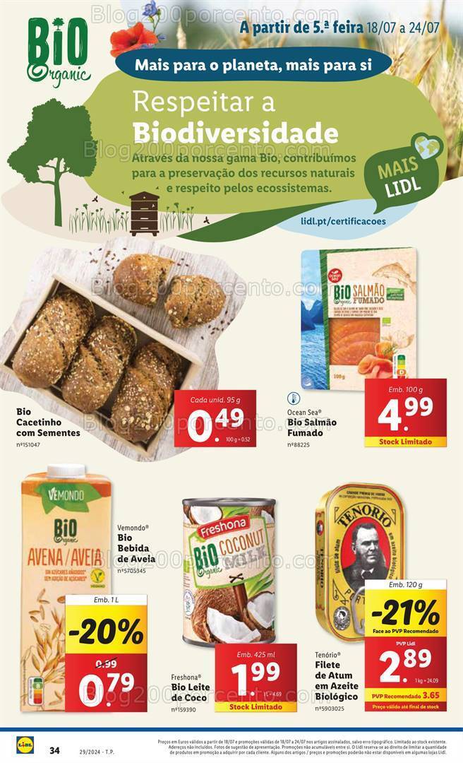 Antevisão Folheto LIDL Promoções de 18 a 24 julho