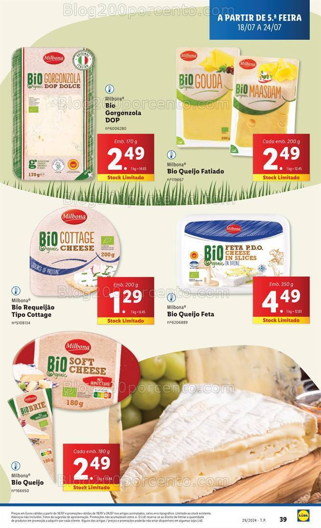 Antevisão Folheto LIDL Promoções de 18 a 24 julho