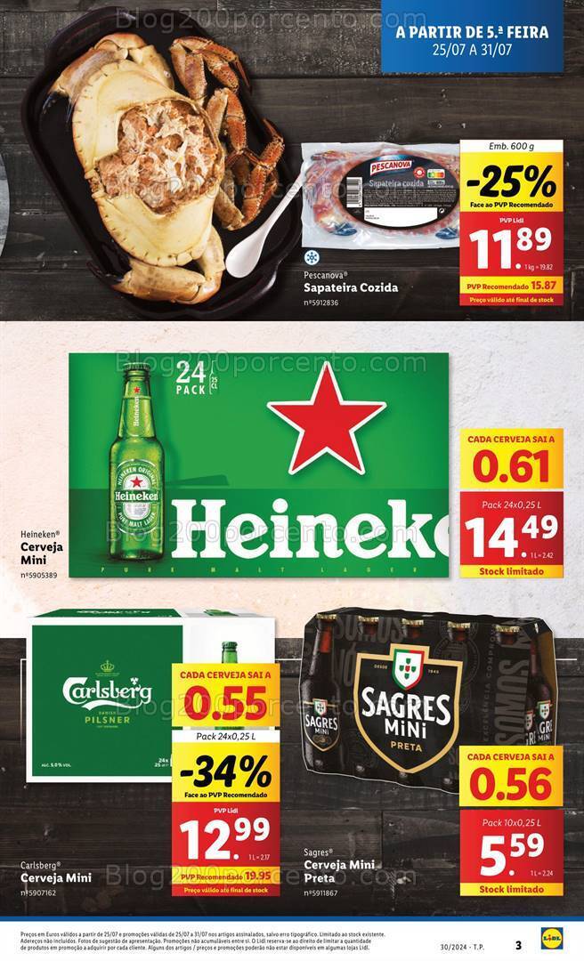 Antevisão Folheto LIDL Promoções de 25 a 31 julho