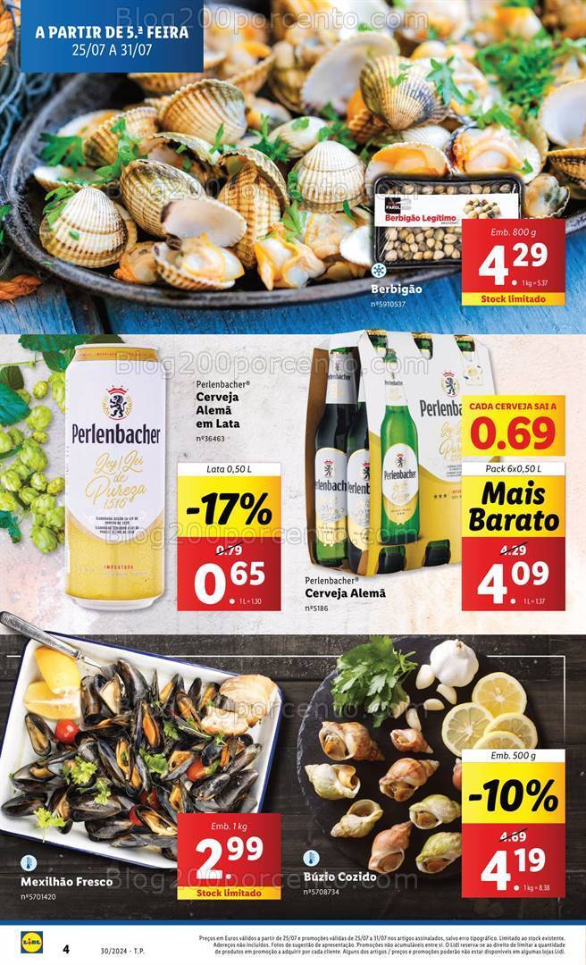 Antevisão Folheto LIDL Promoções de 25 a 31 julho