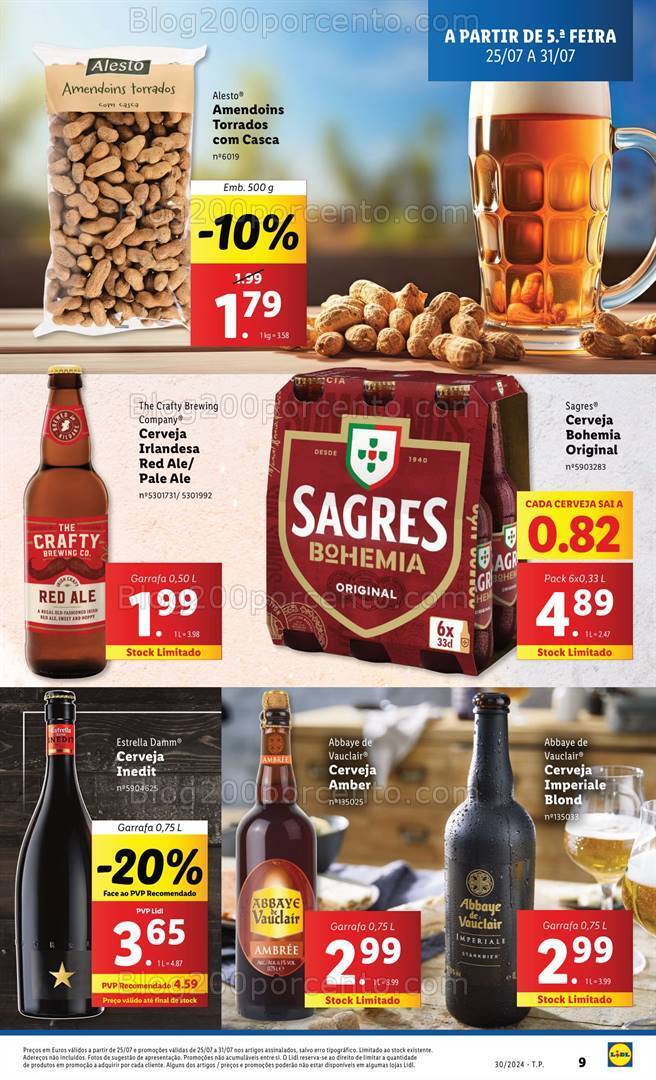 Antevisão Folheto LIDL Promoções de 25 a 31 julho