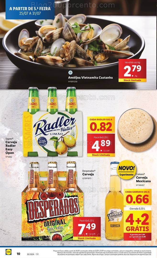Antevisão Folheto LIDL Promoções de 25 a 31 julho