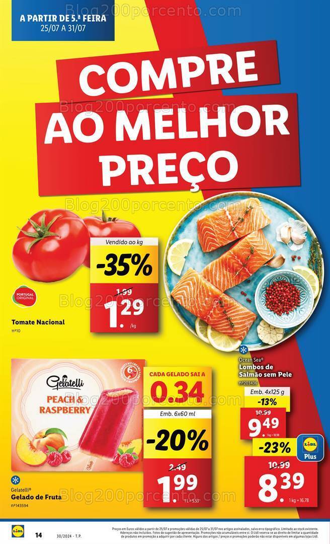 Antevisão Folheto LIDL Promoções de 25 a 31 julho