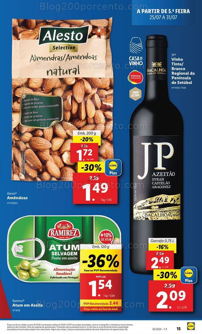 Antevisão Folheto LIDL Promoções de 25 a 31 julho