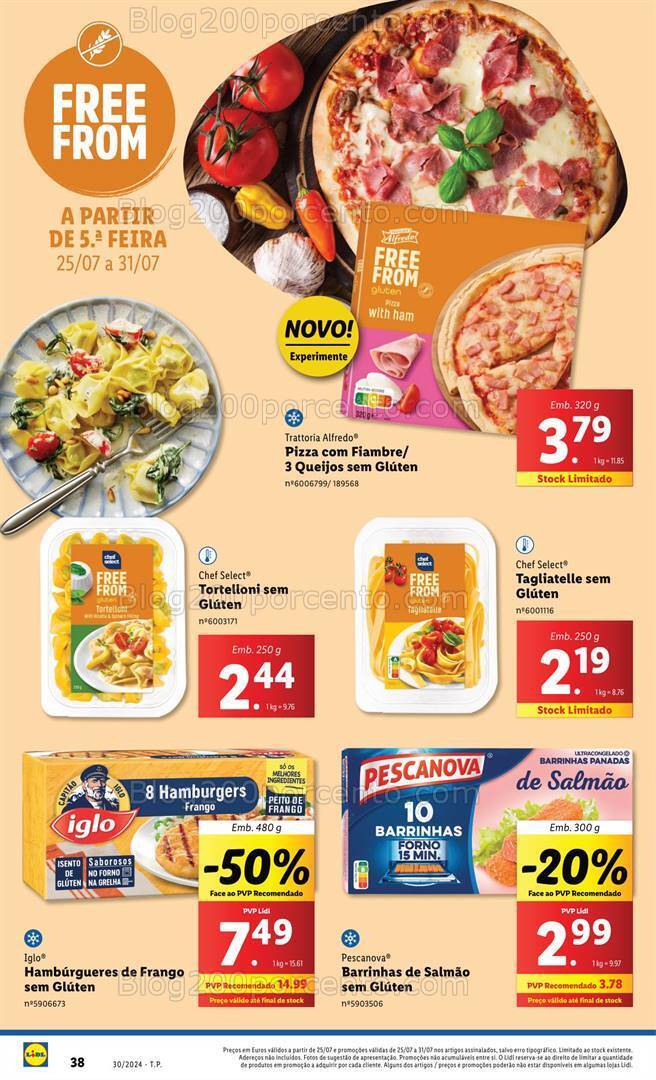 Antevisão Folheto LIDL Promoções de 25 a 31 julho