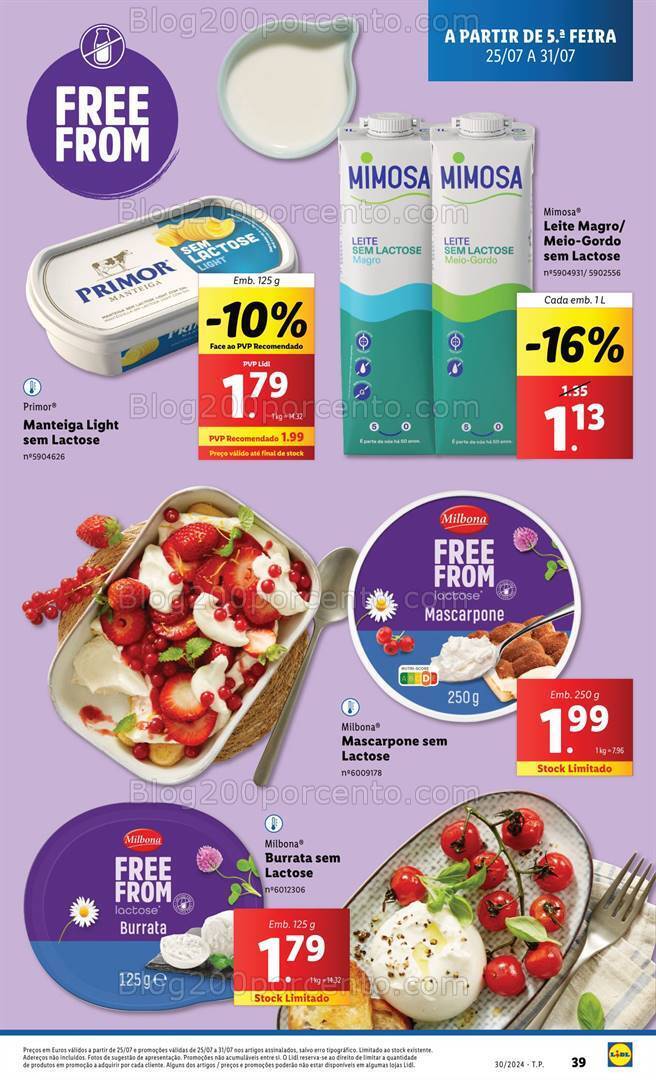 Antevisão Folheto LIDL Promoções de 25 a 31 julho