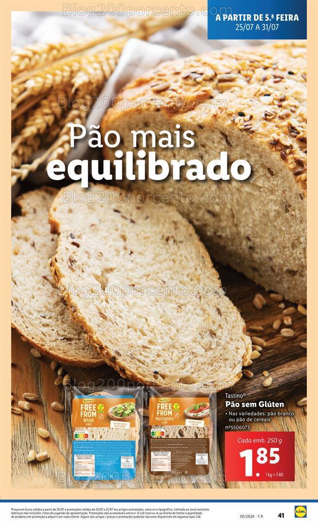 Antevisão Folheto LIDL Promoções de 25 a 31 julho