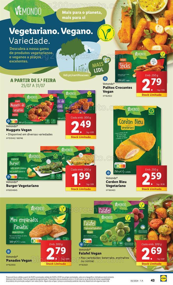Antevisão Folheto LIDL Promoções de 25 a 31 julho