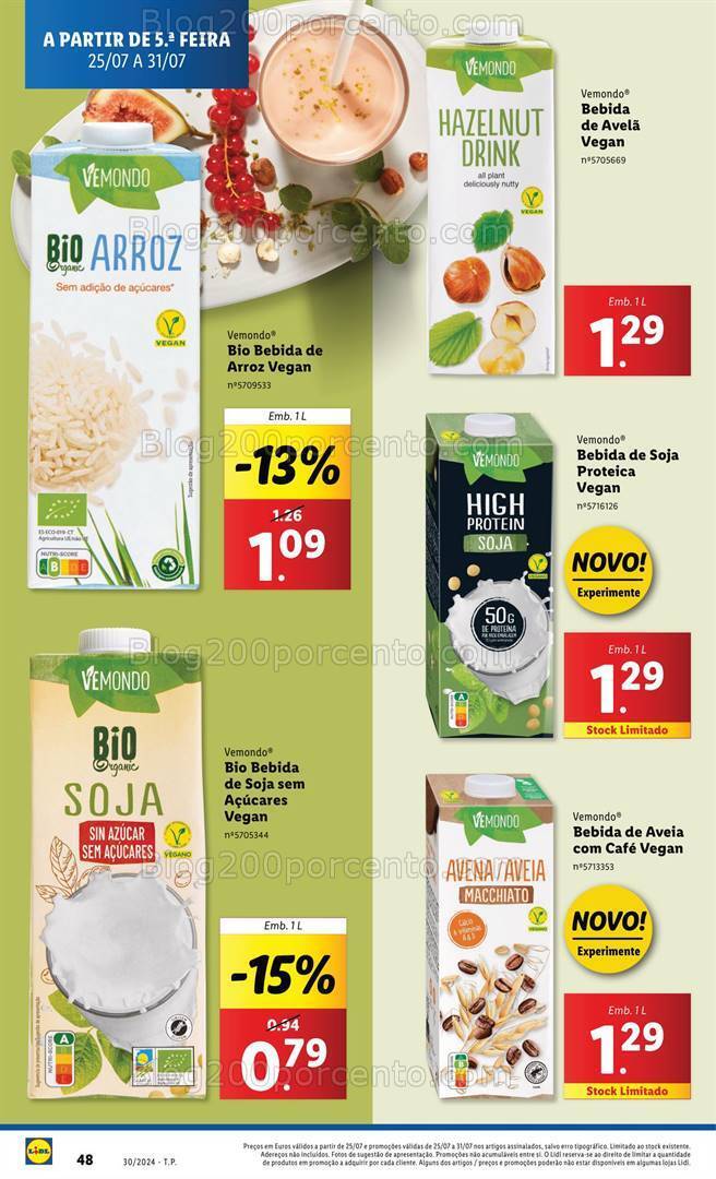 Antevisão Folheto LIDL Promoções de 25 a 31 julho