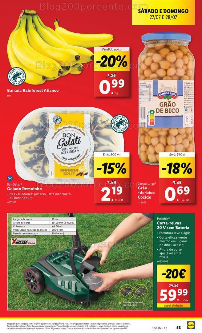 Antevisão Folheto LIDL Promoções de 25 a 31 julho