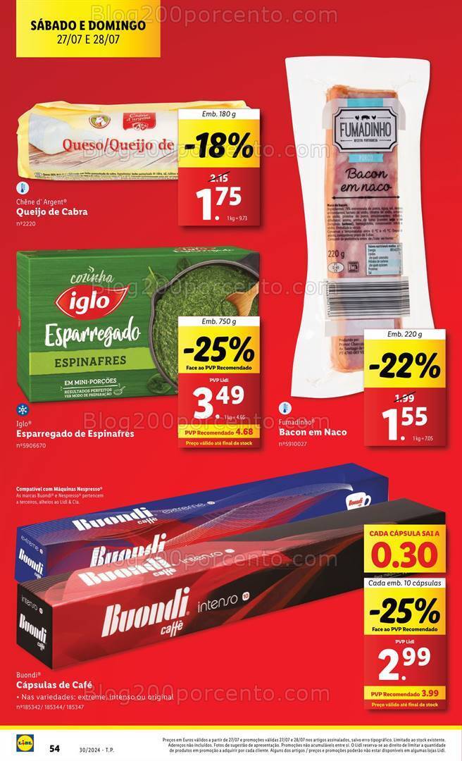 Antevisão Folheto LIDL Promoções de 25 a 31 julho