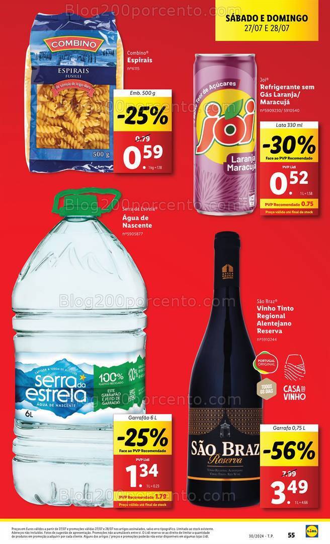 Antevisão Folheto LIDL Promoções de 25 a 31 julho