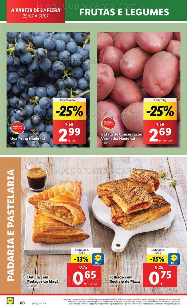 Antevisão Folheto LIDL Promoções de 25 a 31 julho