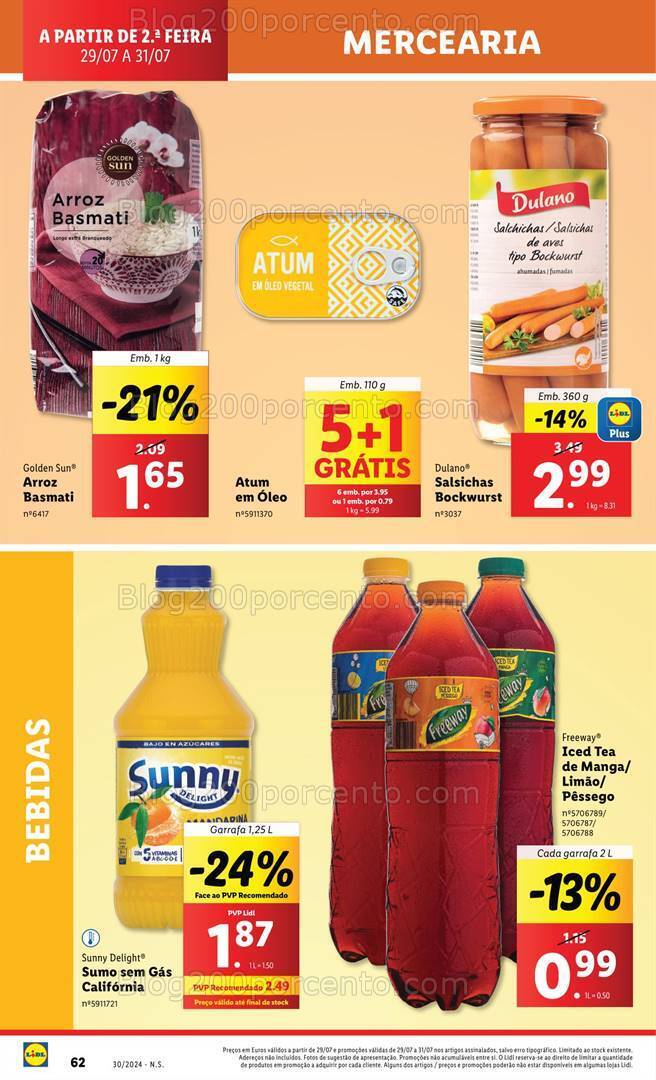 Antevisão Folheto LIDL Promoções de 25 a 31 julho