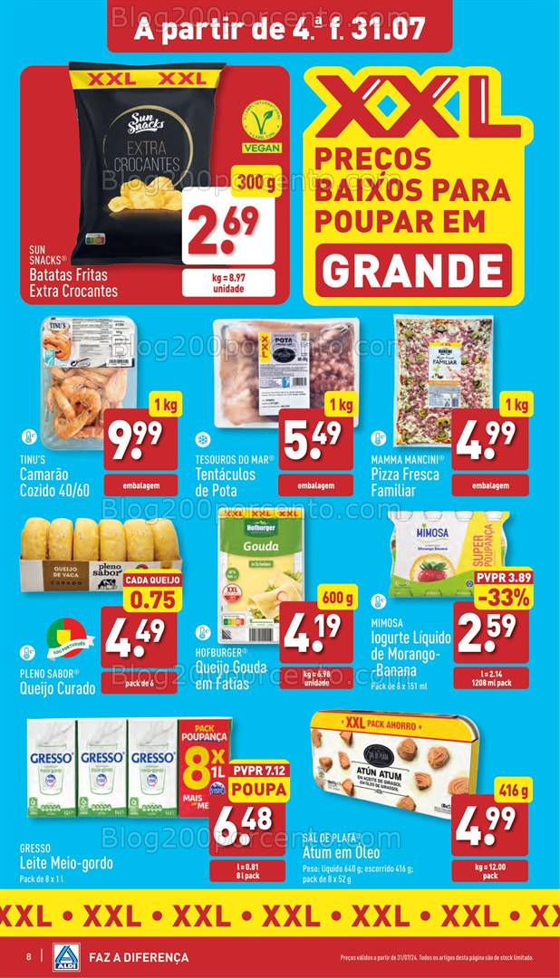 Antevisão Folheto ALDI Promoções de 31 julho a 6 agosto