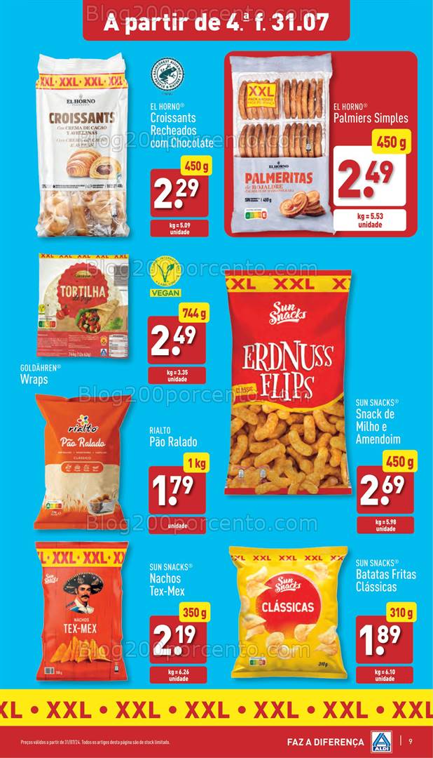 Antevisão Folheto ALDI Promoções de 31 julho a 6 agosto