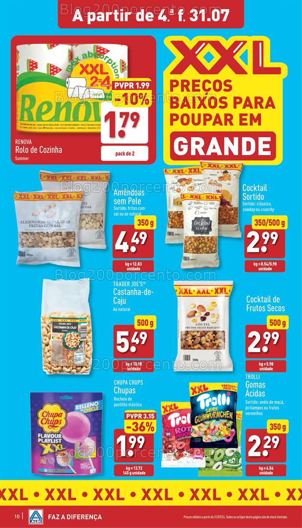 Antevisão Folheto ALDI Promoções de 31 julho a 6 agosto