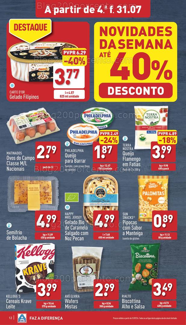 Antevisão Folheto ALDI Promoções de 31 julho a 6 agosto