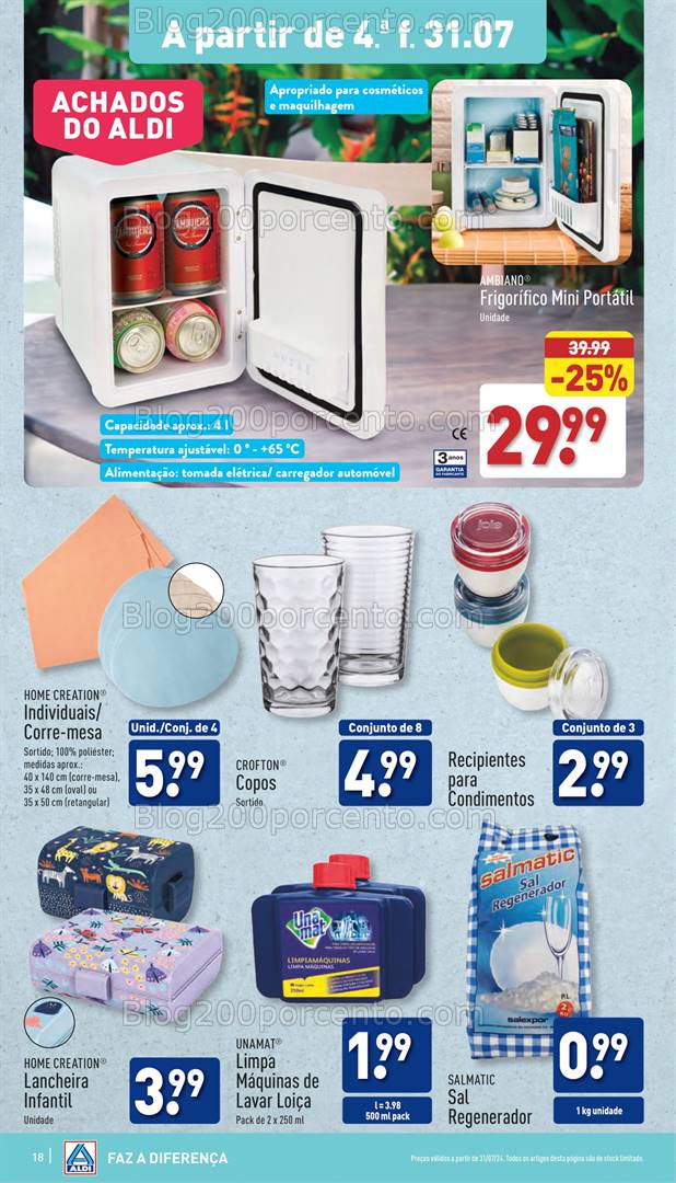 Antevisão Folheto ALDI Promoções de 31 julho a 6 agosto