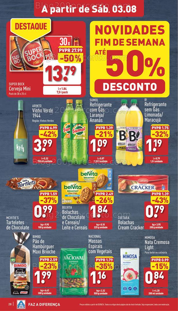 Antevisão Folheto ALDI Promoções de 31 julho a 6 agosto