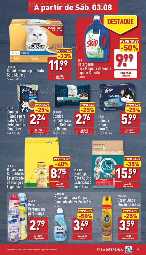 Antevisão Folheto ALDI Promoções de 31 julho a 6 agosto